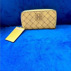 Tory Burch Britten Woven Wallet